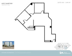 602 Sawyer St, Houston, TX à louer Plan d’étage– Image 1 sur 1