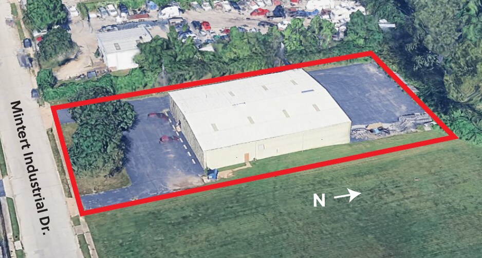 7533 Mintert Industrial Dr, Ferguson, MO à vendre - Aérien – Image 2 sur 2