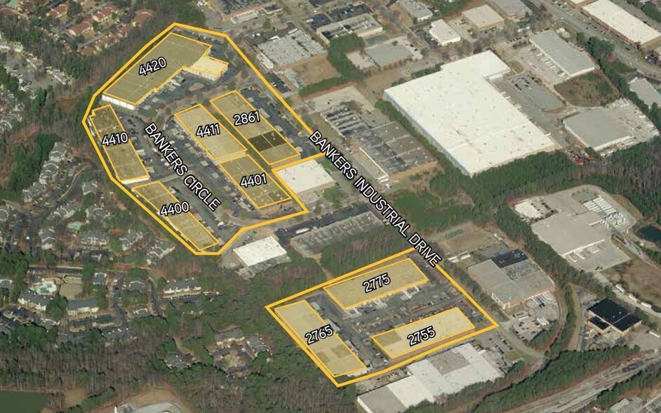 4400 Bankers Cir, Atlanta, GA à louer - Aérien – Image 1 sur 2