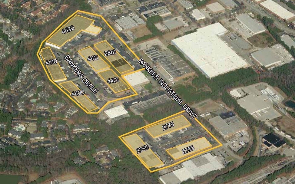 4400 Bankers Cir, Atlanta, GA à louer Aérien– Image 1 sur 3