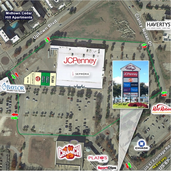 329 N Highway 67, Cedar Hill, TX à louer - Plan de site – Image 3 sur 4
