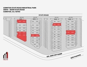 20014-20032 State Rd, Cerritos, CA à louer Plan de site– Image 1 sur 1