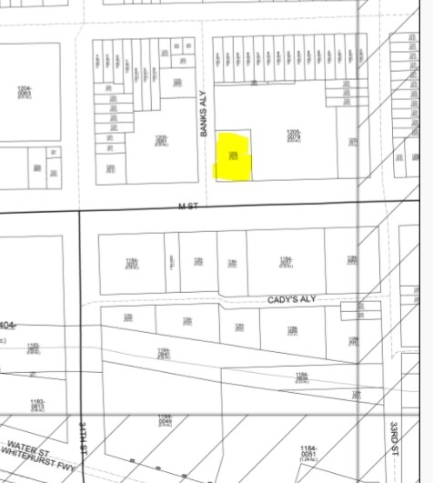 3325-3329 M St NW, Washington, DC à louer - Plan cadastral – Image 3 sur 3