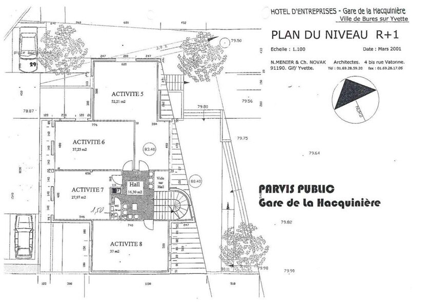 Bureau dans Bures-sur-Yvette à louer - Plan d’étage – Image 3 sur 5