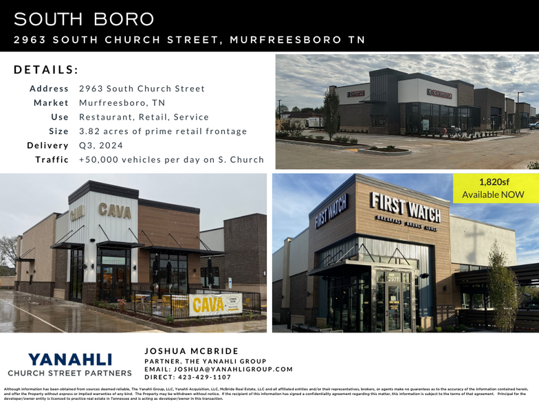 2963 S Church St, Murfreesboro, TN à louer - Photo de l’immeuble – Image 1 sur 10