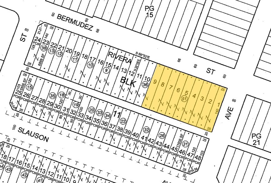 9148 Bermudez St, Pico Rivera, CA à vendre - Plan cadastral – Image 2 sur 12