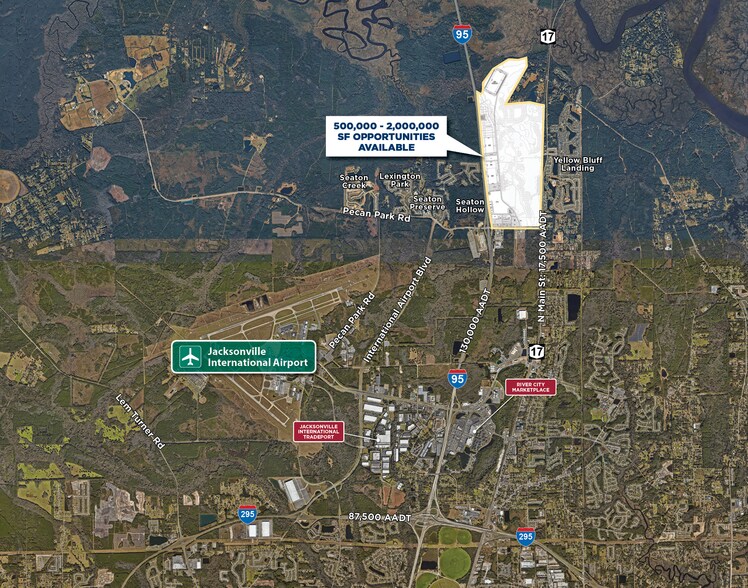 I-95 & Pecan Park Rd, Jacksonville, FL à louer - Aérien – Image 3 sur 3