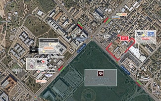 Plus de détails pour SEQ of Texas Avenue and University Dr, College Station, TX - Local commercial à louer
