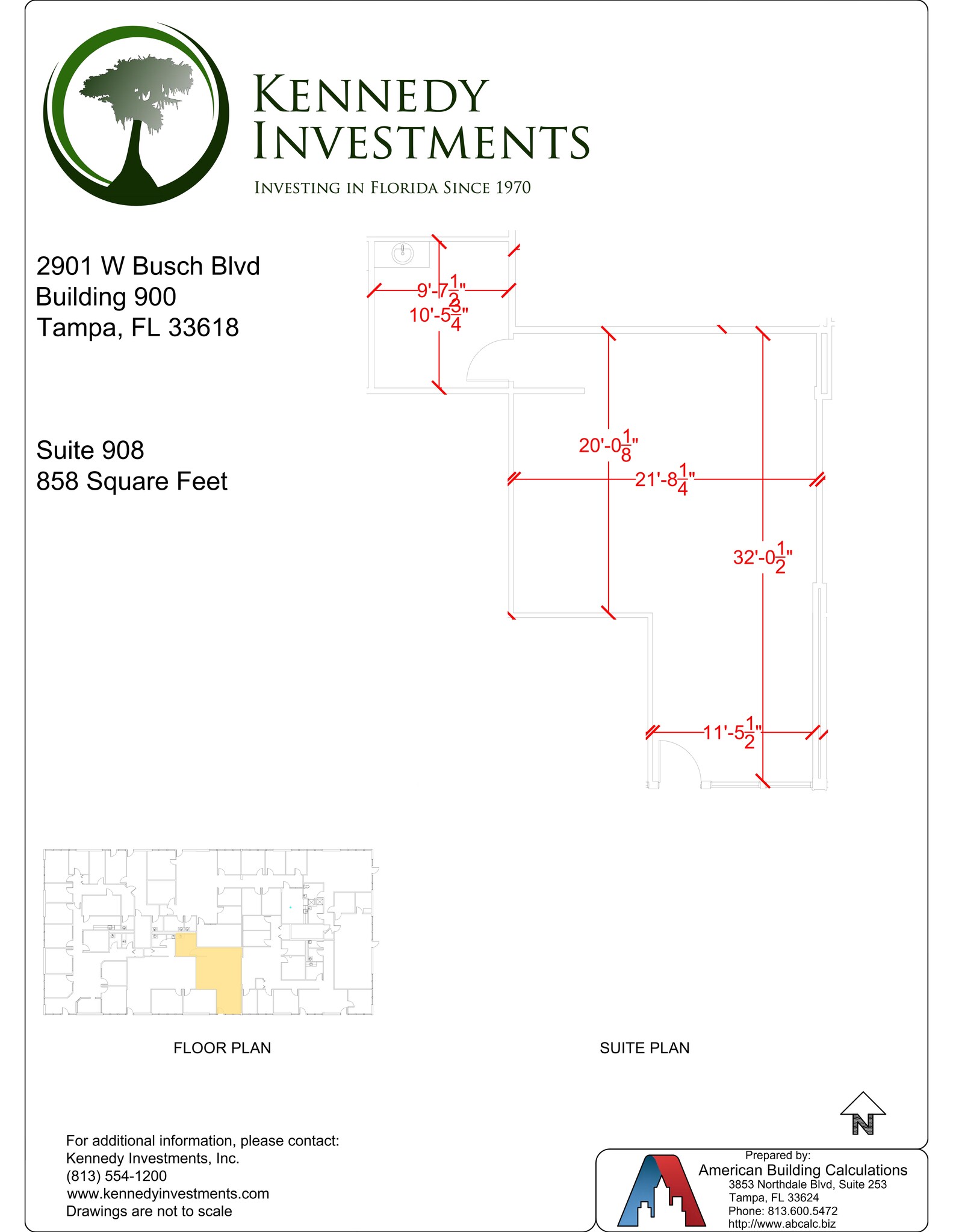 2901 W Busch Blvd, Tampa, FL à louer Plan de site– Image 1 sur 1