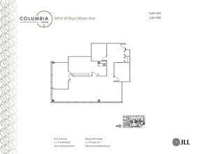 9450 W Bryn Mawr Ave, Rosemont, IL à louer Plan d’étage– Image 1 sur 1