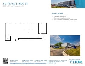 2600 S 25th Ave, Broadview, IL à louer Plan d’étage– Image 1 sur 1