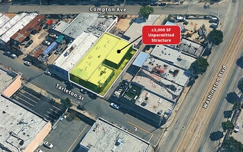 1654-1658 Tarleton St, Los Angeles, CA - Vue aérienne vue de carte
