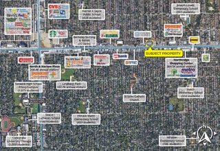 6518-6534 W North Ave, Chicago, IL - VUE AÉRIENNE  vue de carte