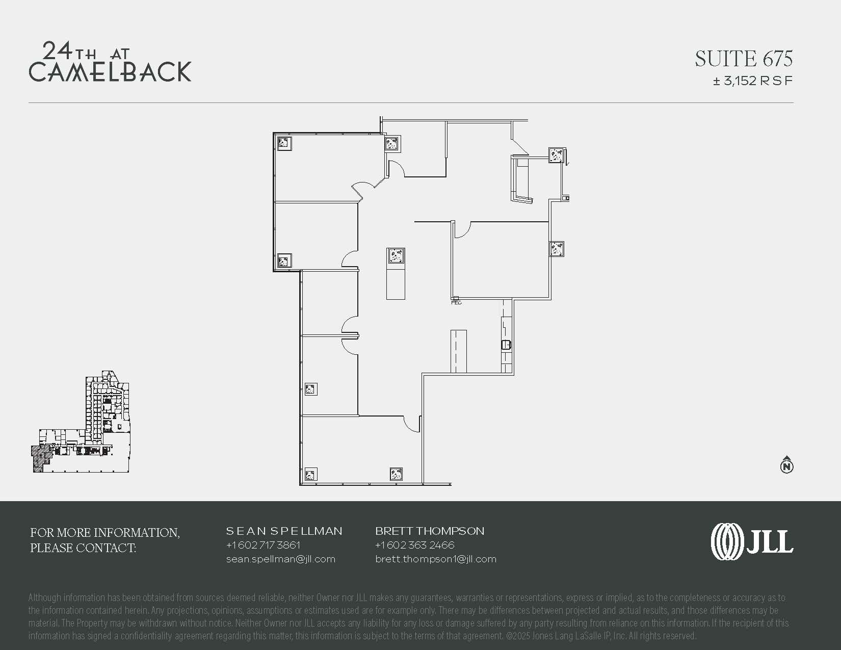 2375 E Camelback Rd, Phoenix, AZ à louer Plan d’étage– Image 1 sur 1