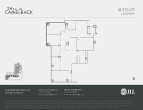 2375 E Camelback Rd, Phoenix, AZ à louer Plan d’étage– Image 1 sur 1