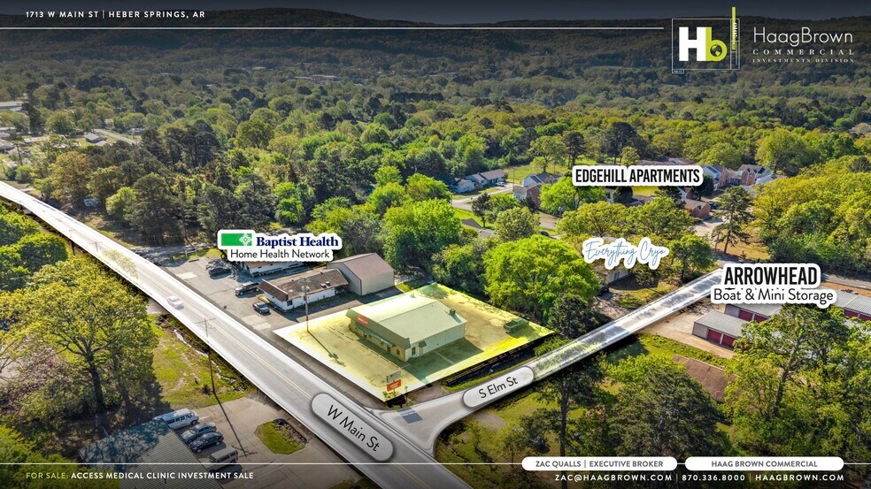 1713 W Main St, Heber Springs, AR à vendre - Aérien – Image 2 sur 5
