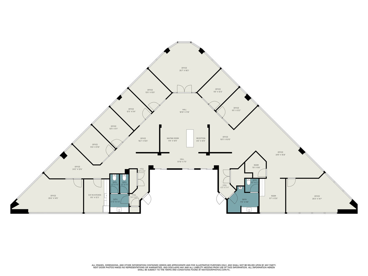 1800 Glenarm Pl, Denver, CO 80202 - Lot 2nd Floor - - Plan d’étage - Image 1 of 18
