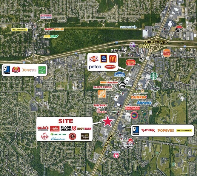 2572-2796 Eastern Blvd, Montgomery, AL à louer - Photo de l’immeuble – Image 2 sur 3