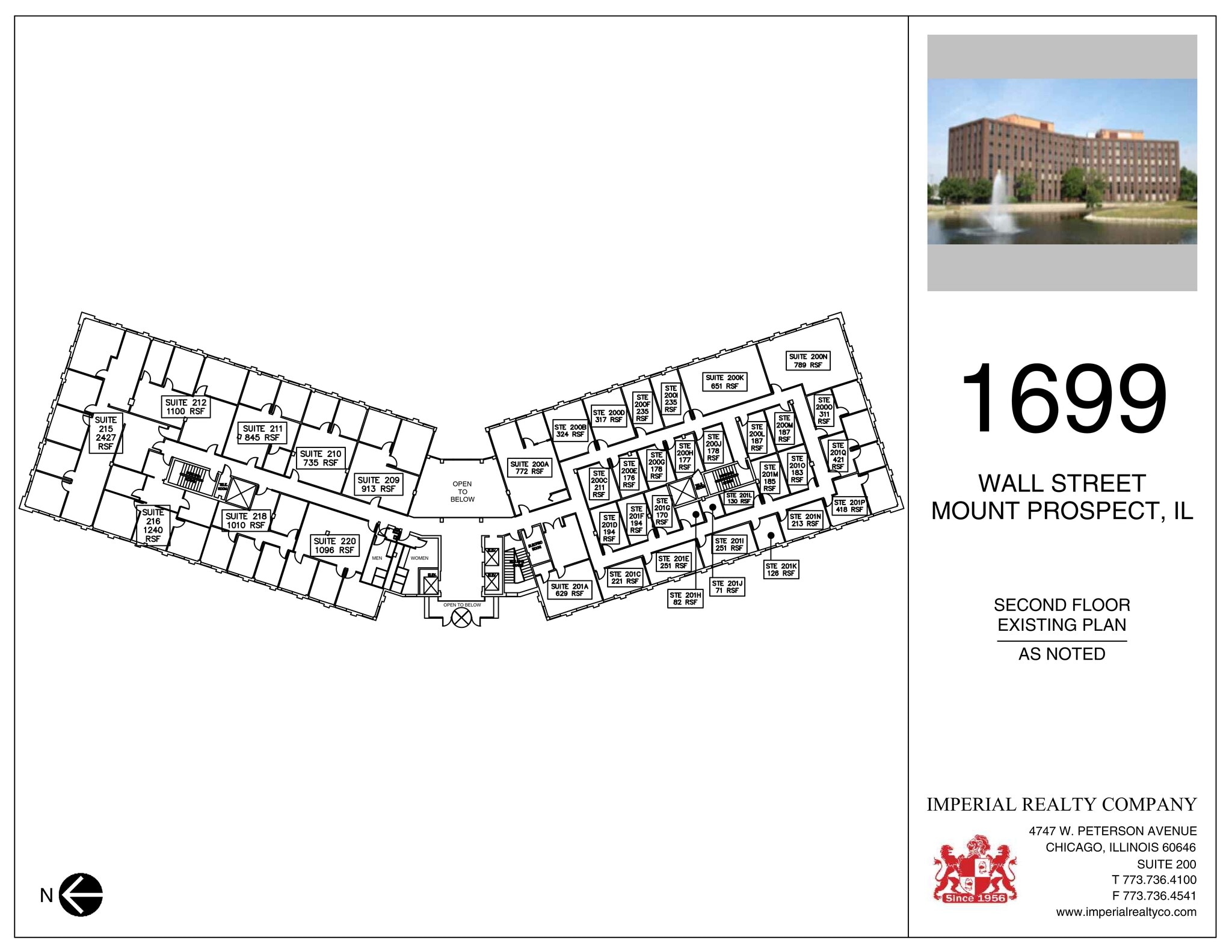 1699 Wall St, Mount Prospect, IL à louer Plan de site– Image 1 sur 1