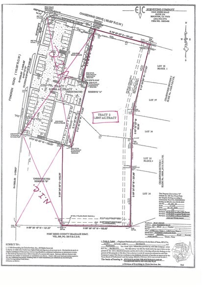 0 Chasewind Drive, Missouri City, TX à vendre - Plan de site – Image 2 sur 2