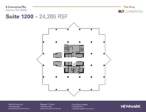 6 Concourse Pky NE, Atlanta, GA à louer Plan d’étage– Image 1 sur 1