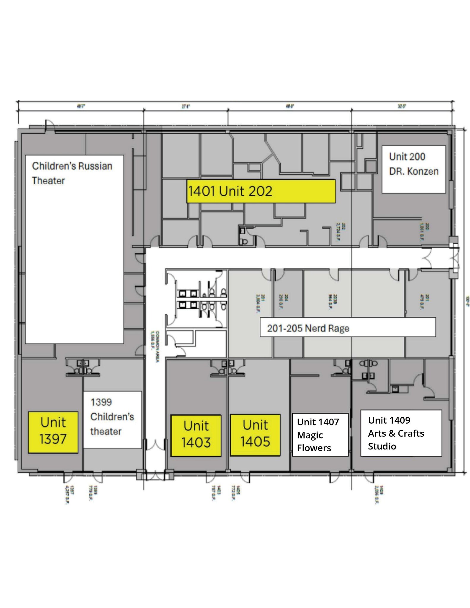 1397-1501 W Dundee Rd, Buffalo Grove, IL à louer Plan de site– Image 1 sur 1