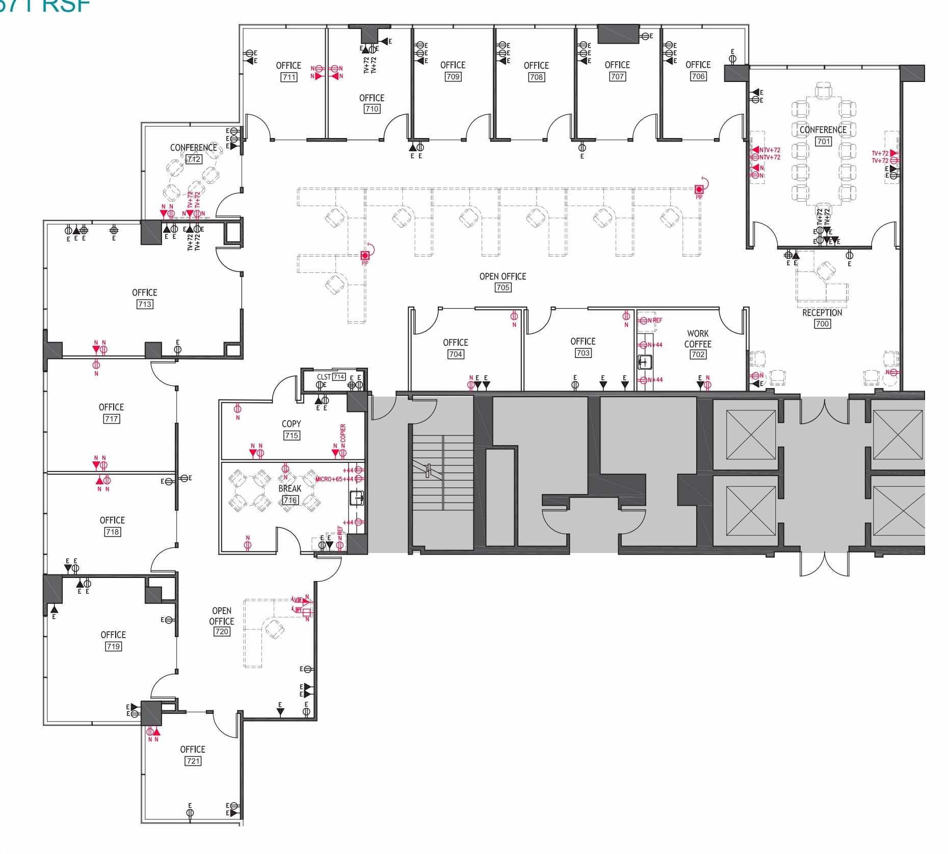 1511 N Westshore Blvd, Tampa, FL à louer Plan d’étage– Image 1 sur 11