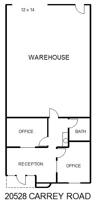 20520-20530 Carrey Rd, Walnut, CA à louer Plan d’étage– Image 1 sur 1