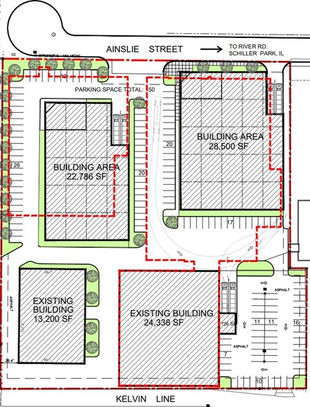 9545 Ainslie St, Schiller Park, IL à louer - Photo de l’immeuble – Image 2 sur 3