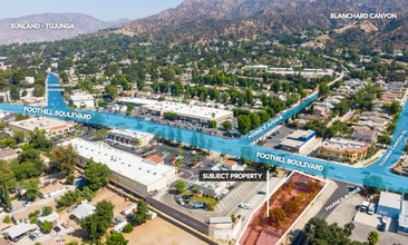 6500 Foothill Blvd, Tujunga, CA - Vue aérienne vue de carte - Image1