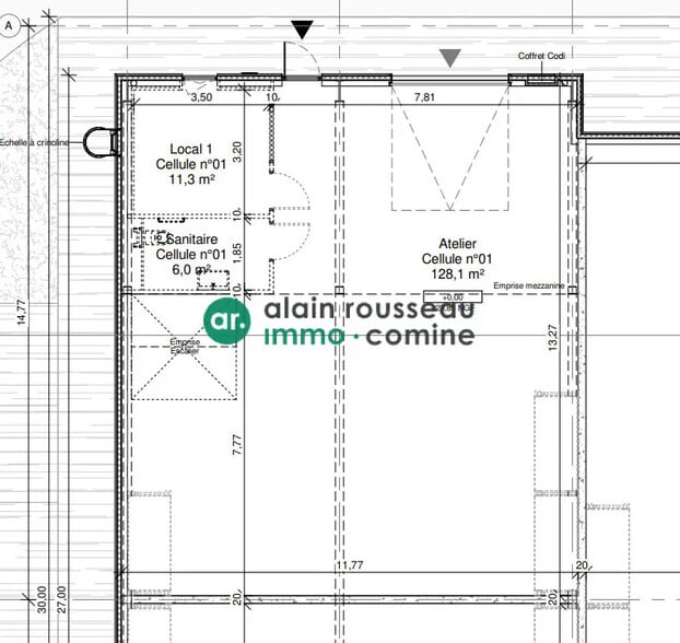 Local d'activités dans Les Ponts-de-Cé à vendre - Plan d’étage – Image 3 sur 3