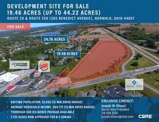 Plus de détails pour 285 Benedict Ave, Norwalk, OH - Terrain à vendre