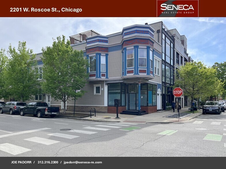 2201 W Roscoe St, Chicago, IL à louer - Photo de l’immeuble – Image 1 sur 17