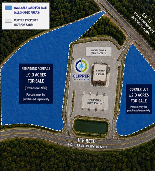 H. F. Reed Industrial Parkway, Flowery Branch, GA à vendre Plan de site– Image 1 sur 3