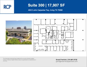450 E John Carpenter Fwy, Irving, TX à louer Plan d’étage– Image 1 sur 1