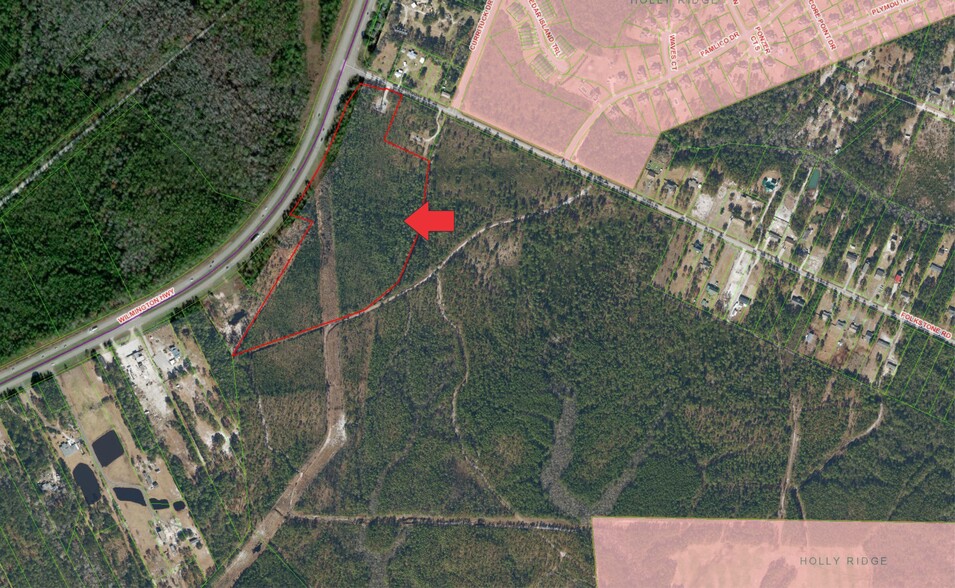 US 17 & SR 1532 Wilmington Hwy, Holly Ridge, NC à vendre - Photo principale – Image 1 sur 8