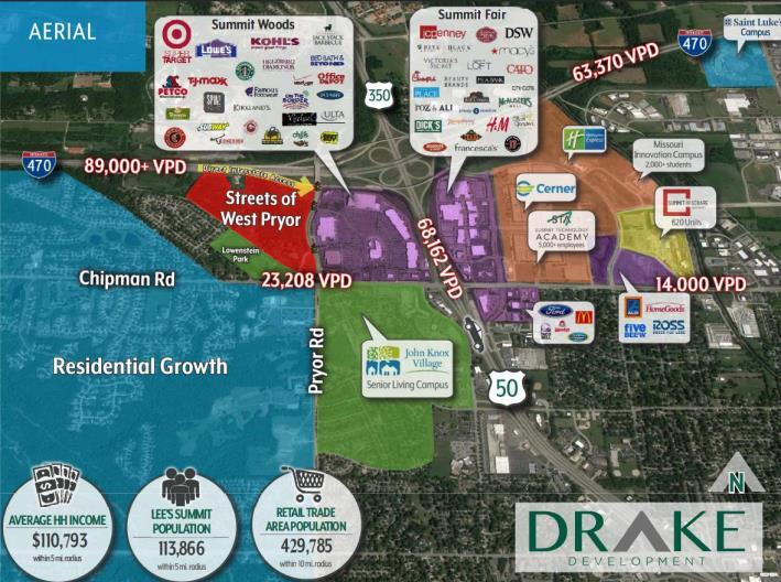 1910 NW Lowenstein Dr, Lee's Summit, MO à louer - Aérien – Image 3 sur 5