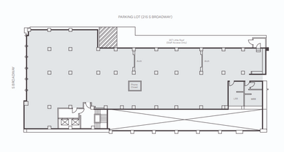 207 S Broadway, Los Angeles, CA à louer Plan d’étage– Image 1 sur 5