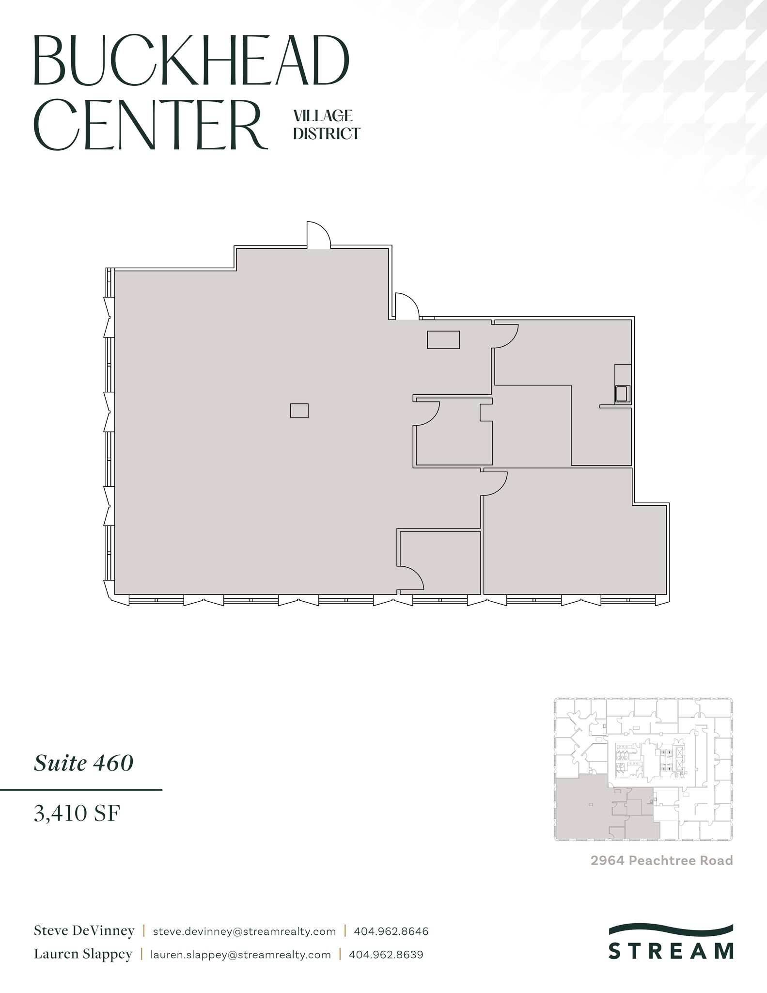 2970 Peachtree Rd NW, Atlanta, GA à louer Plan de site– Image 1 sur 1