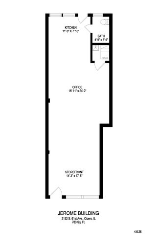 Plus de détails pour 2134 S 61st Ave, Cicero, IL - Bureau/Local commercial à louer