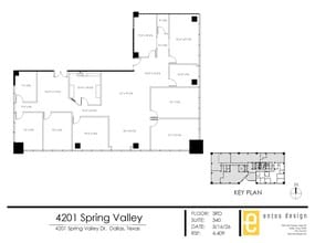4201 Spring Valley Rd, Dallas, TX à louer Plan d’étage– Image 2 sur 3