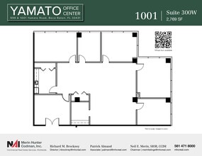 999-1001 W Yamato Rd, Boca Raton, FL à louer Plan d’étage– Image 2 sur 13