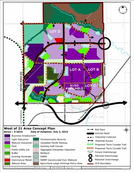 Strathcona Lands-Four Land Parcels portefeuille de 4 biens à vendre sur LoopNet.fr - Plan de site – Image 2 sur 2