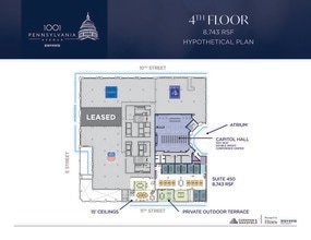 1001 Pennsylvania Ave NW, Washington, DC à louer Plan d’étage– Image 1 sur 1