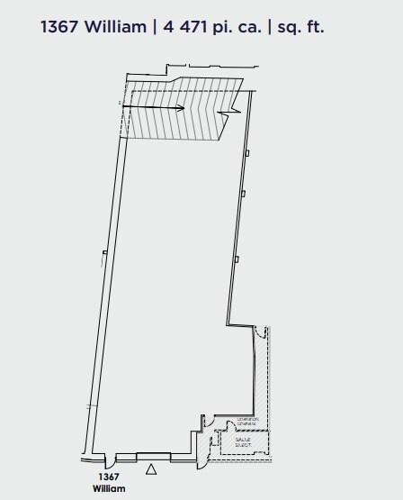 1320-1390 Rue Barré, Montréal, QC à louer Plan d’étage– Image 1 sur 1