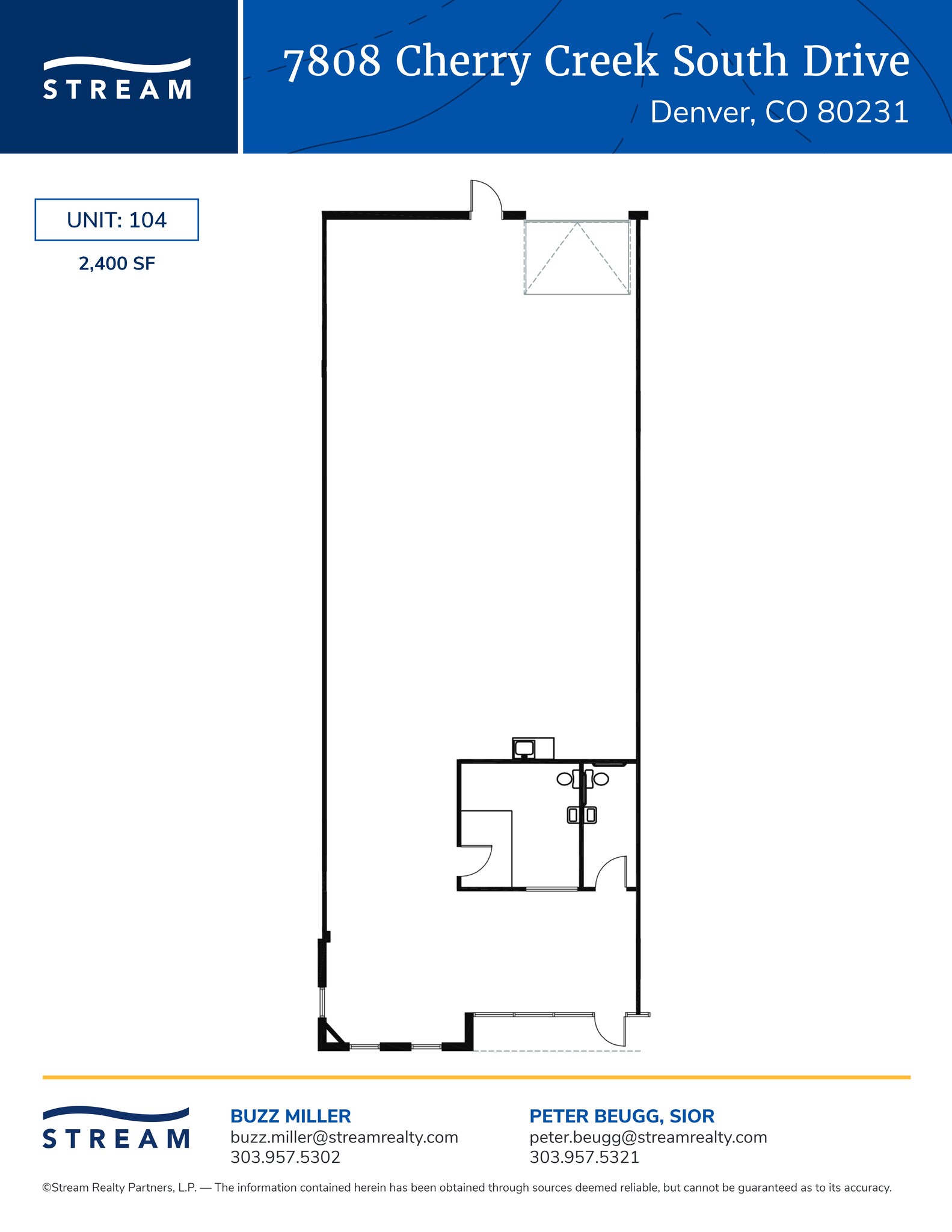 7808 E Cherry Creek South Dr, Denver, CO à louer Plan de site– Image 1 sur 1