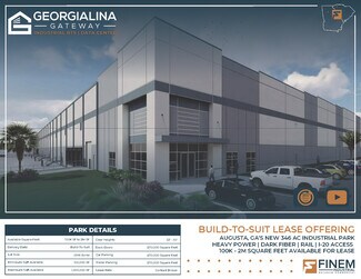 Plus de détails pour 1745 Barton Chapel rd, Augusta, GA - Industriel/Logistique à louer