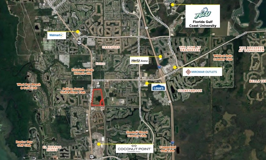 S Tamiami Trl & Williams Rd, Estero, FL à vendre - Aérien – Image 3 sur 7