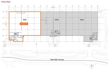 15500-15610 W 100th Ter, Lenexa, KS à louer Plan d’étage– Image 1 sur 1