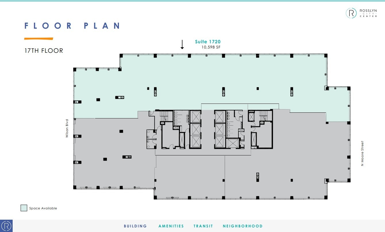 1700 N Moore St, Arlington, VA à louer Plan d’étage– Image 1 sur 1